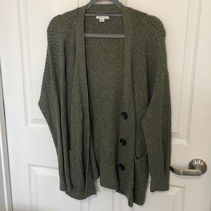 American Eagle Green Cardigan